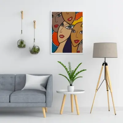 Toile Coton simple Les Copines