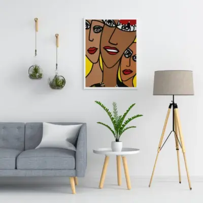 Toile Coton 3D Big Eyes