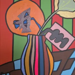 Toile Coton simple Dimanche chez mamie