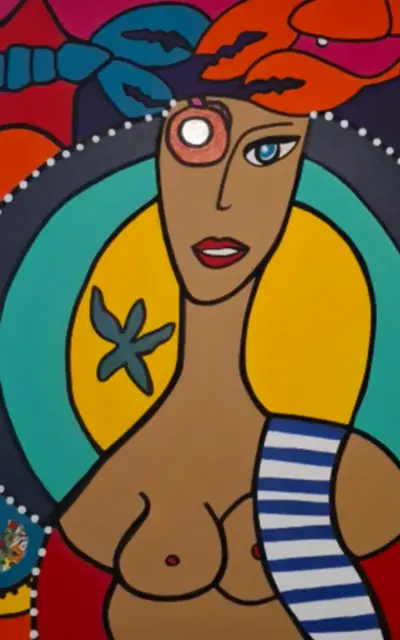 Toile Coton 3D Duo Bigoudis