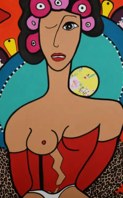 Toile Coton 3D Duo Bigoudis