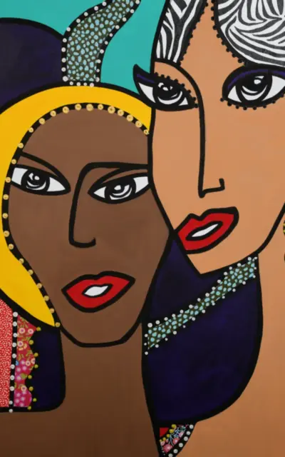 Toile Coton simple Elle et Toi