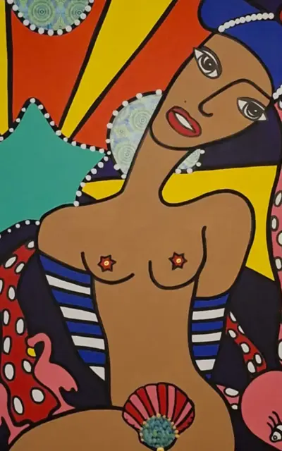 Toile Coton simple Le Bouquet