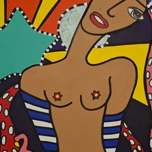 Toile Coton simple Le Bouquet