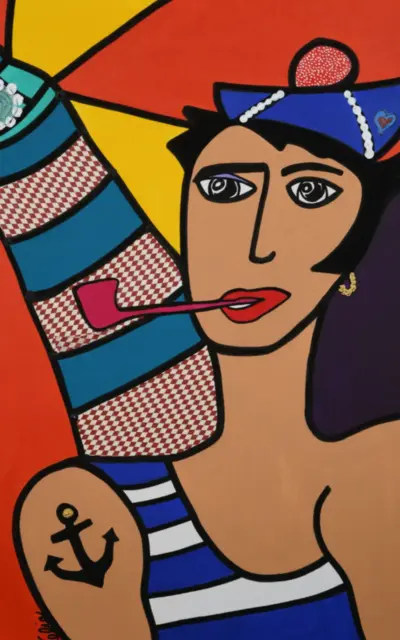 Toile Coton 3D Marina