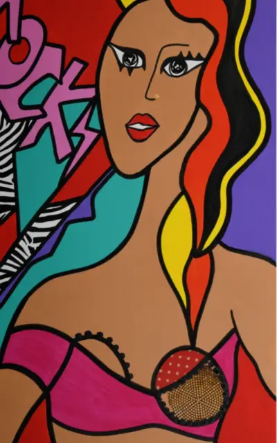 Toile Coton 3D Roxy 2 Toile Coton 3D Roxy