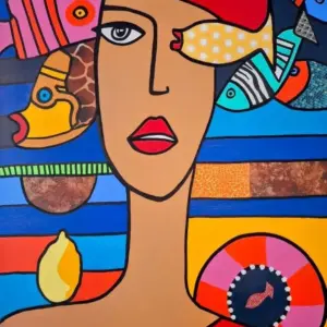 Artiste peintre à Mèze, a propos, la boutique