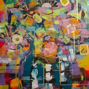 Toile Coton simple Metaflores 4 Toile Coton simple Metaflores