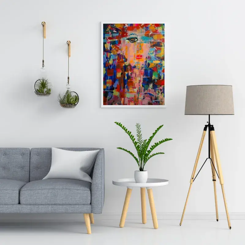 Toile Coton simple Marysa, Artiste peintre à Montagnac