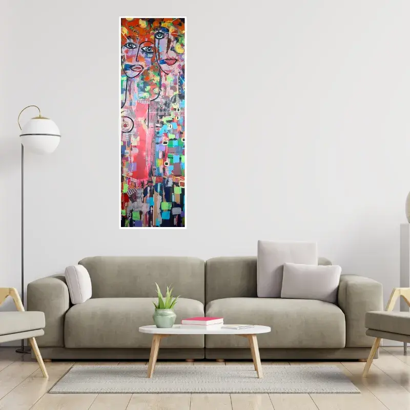 Toile Coton 3D Libertines 2, Artiste peintre à Montpellier